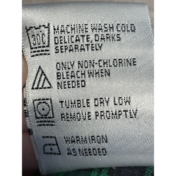 Vintage Grandma Teacher 90s Embroidered Fall Corduroy Vest Plaid Back Medium - Picture 8 of 8